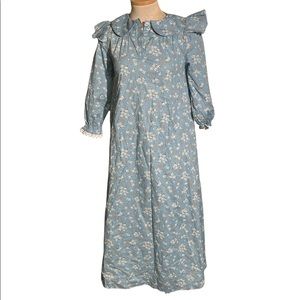 Scarlett Darkness Floral Dress Prairie Cottagecore Girls Dress Size 12-13